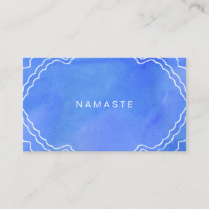 Carte De Visite Instructeur de Yoga Namaste