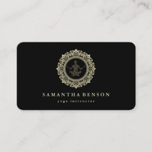 Carte De Visite Instructeur de yoga spirituel moderne