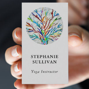 Carte De Visite Instructeur de Yoga Tree of Life