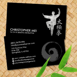 Carte De Visite Instructeur Tai Chi Chuan & Qigong