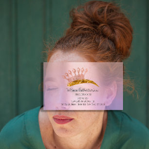 Carte De Visite Instruction sur les soins postérieurs Rose de la C