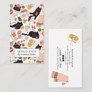 Carte De Visite Instruction Tricot Et Tricot