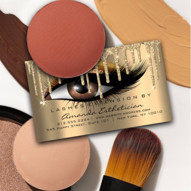 Carte De Visite Instructions de suivi Eyelash Extension Dips (FlorenceK Studio )