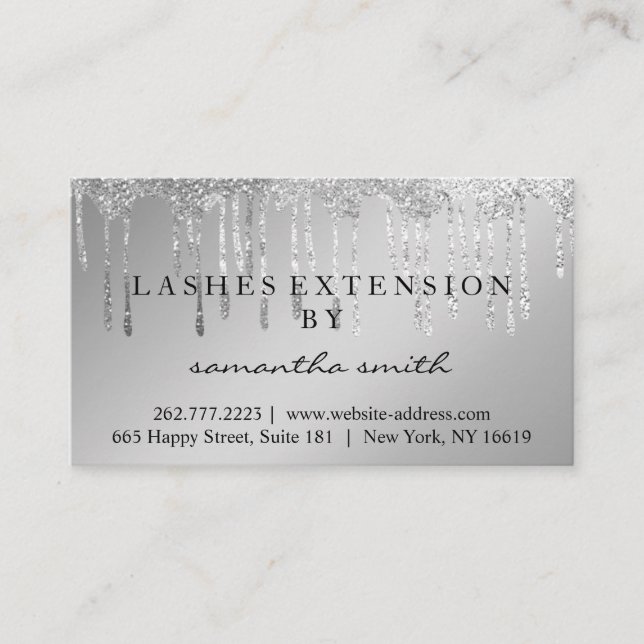 Carte De Visite Instructions de suivi Lash Gold Drivers Spark (Devant)