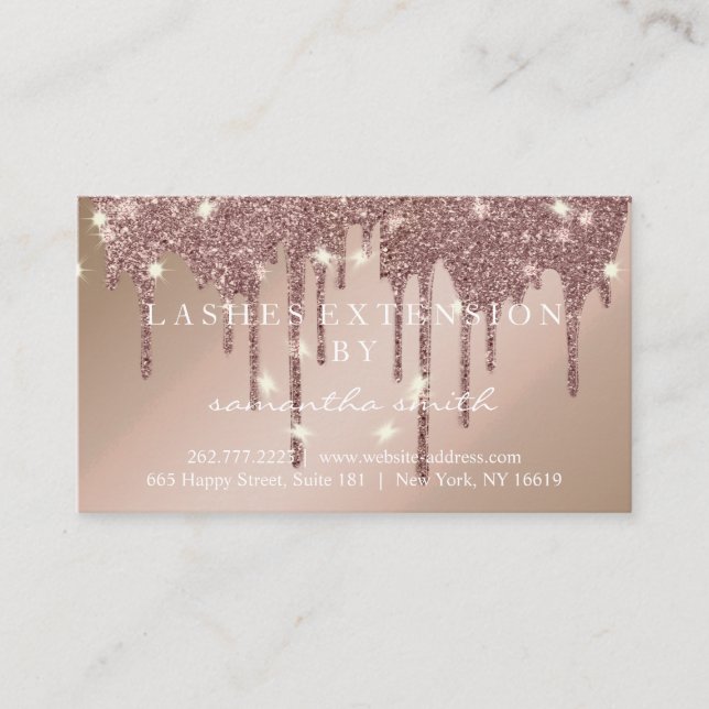 Carte De Visite Instructions de suivi Lash Gold Drivers Spark (Devant)