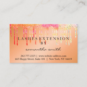 Carte De Visite Instructions de suivi Lash Gold Drivers Spark