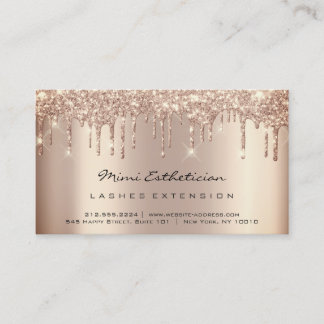 Carte De Visite Instructions de suivi Lash Rose Drivers QR Code