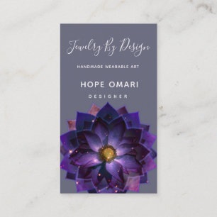 Carte De Visite Instructions d'entretien du mandala de la fleur de