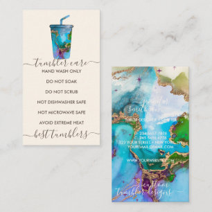 Carte De Visite Instructions pour l'art de la moût de vinyle