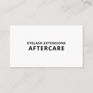 Carte De Visite Instructions pour les soins postérieurs à la Las