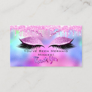 Carte De Visite Instructions pour les soins postérieurs Eyelash C