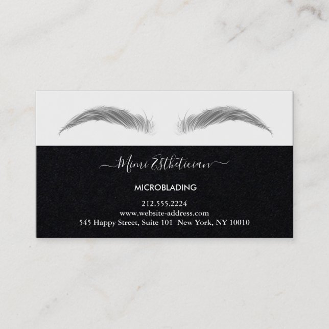 Carte De Visite Instructions pour les soins postérieurs Logo de mi (Devant)