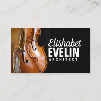 Carte De Visite instruments de musique violoncelle