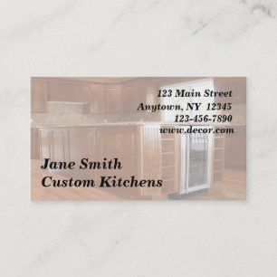 Carte de visite intérieur à la maison