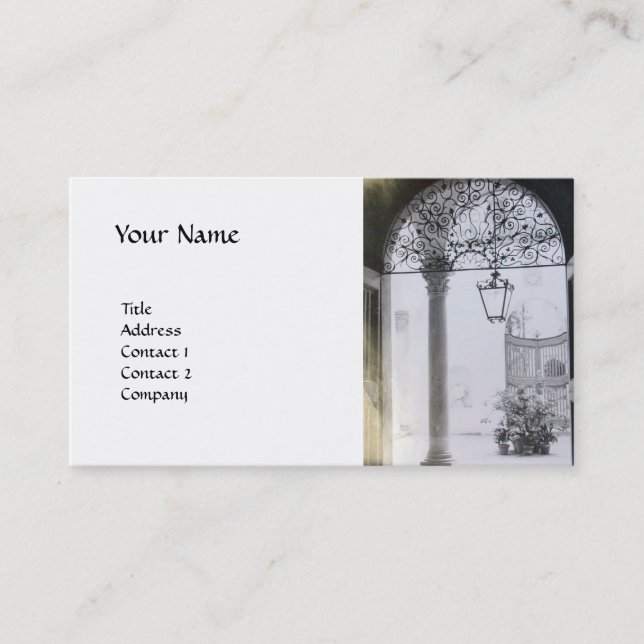 CARTE DE VISITE INTÉRIEUR ARCHITECTURAL (Devant)