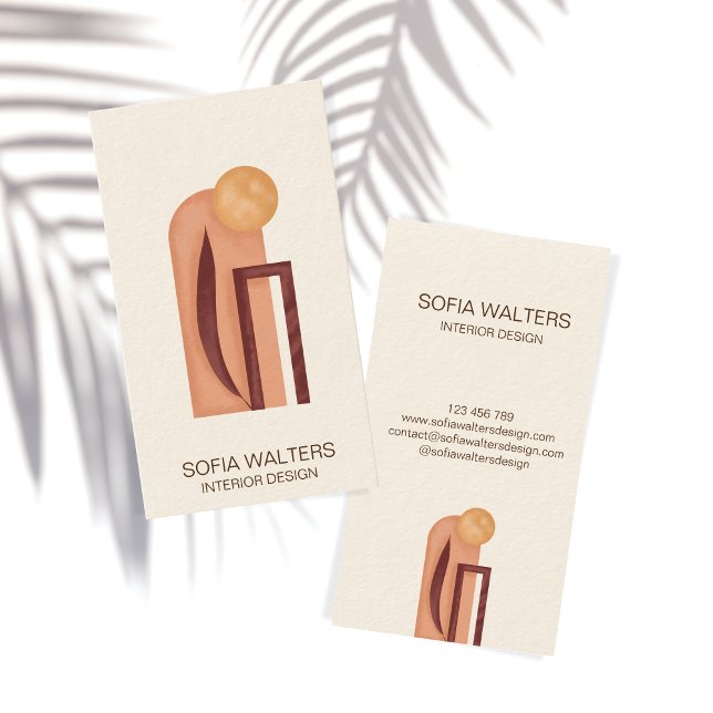 Carte De Visite intérieur designer maison mise en scène immobilier (Créateur téléchargé)