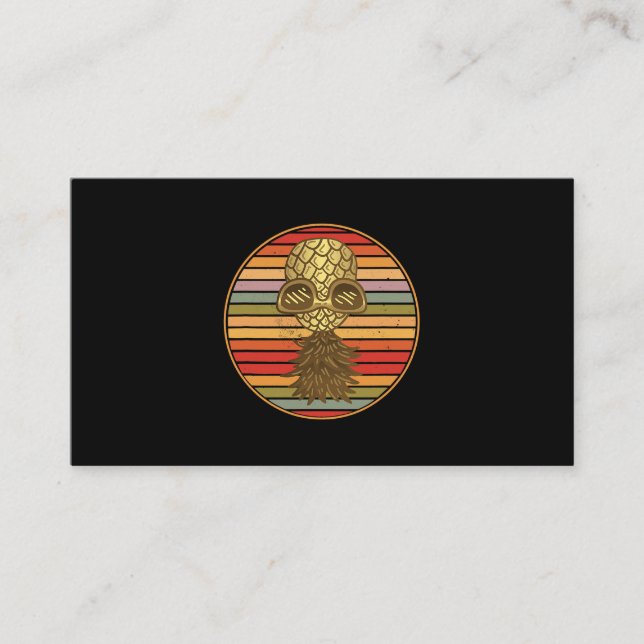 Carte De Visite Intervertisseur d'ananas vers le bas 7 (Devant)