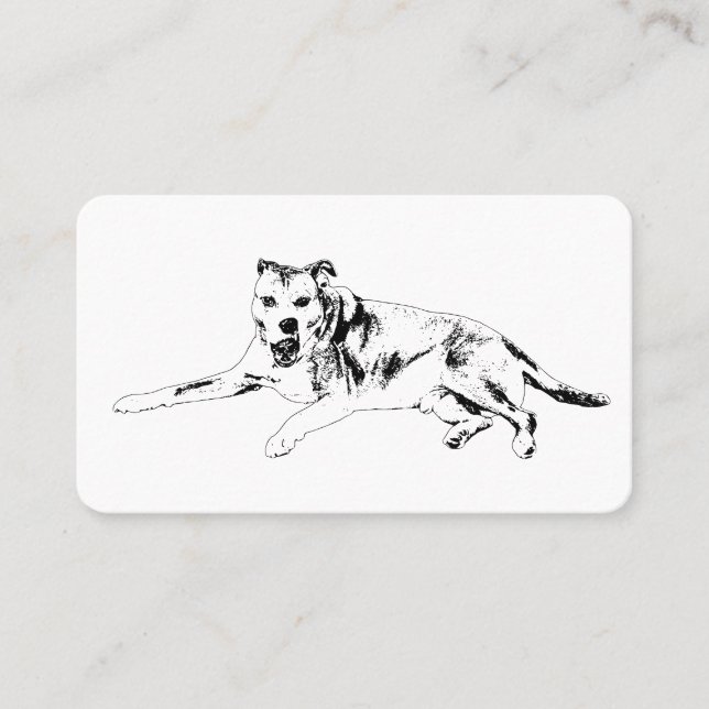 Carte De Visite Intro joyeux, confiance détendue (Devant)