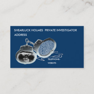 Carte De Visite Investigateur privé