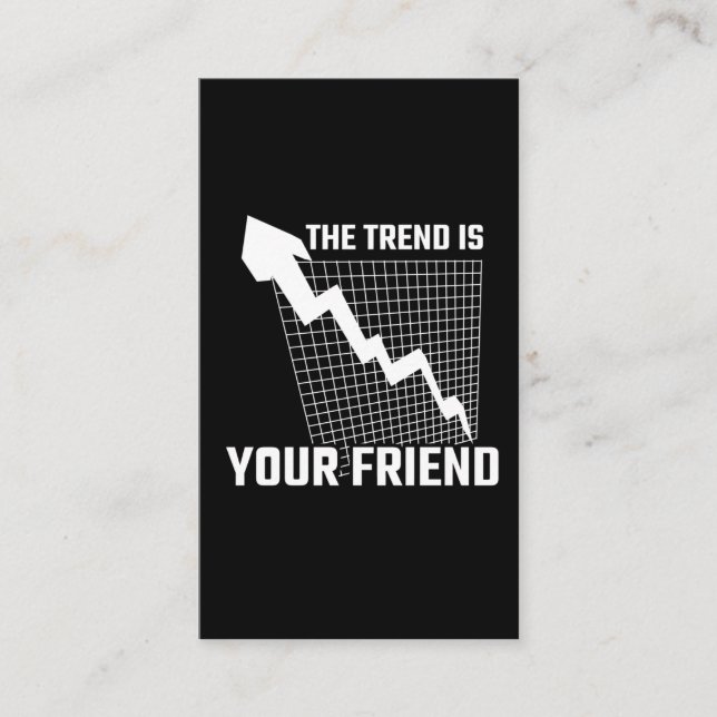 Carte De Visite Investisseur Stock de change (Devant)