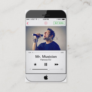 Carte De Visite iPhone 5 Namecard personnalisable pour des