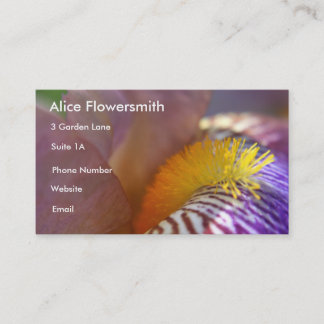 Carte de visite Iris à poils