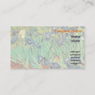 Carte De Visite Iris, Vincent van Gogh