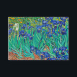 Carte De Visite Irises, 1889 par Vincent van Gogh<br><div class="desc">Irises,  1889 par Vincent van Gogh. Vincent Willem van Gogh était un peintre post-impressionniste hollandais qui est devenu à titre posthume l'une des figures les plus célèbres et influentes de l'histoire de l'art occidental.</div>