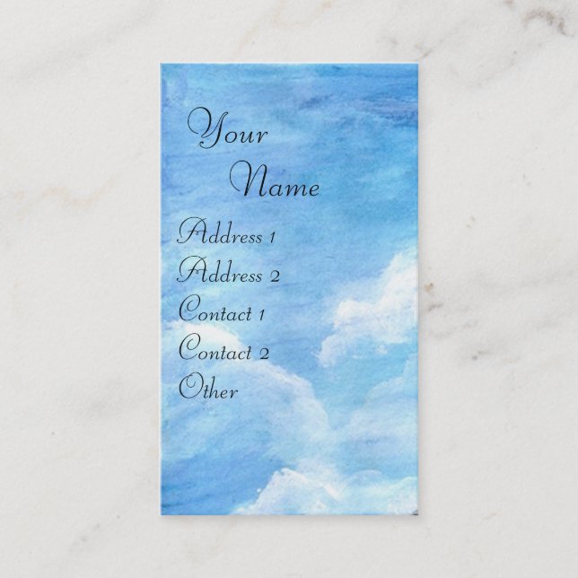 CARTE DE VISITE IRISES EN TOSCANE (Devant)