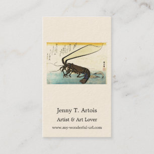 Carte De Visite Iseebi & Ebi - Poisson des oiseaux (homard épineux