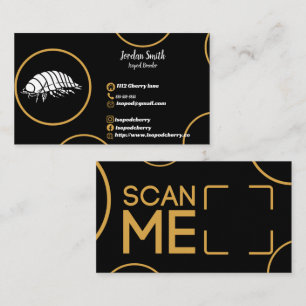 Carte de visite Isopod Rolly Poly
