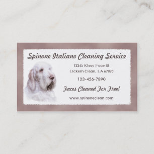 Carte De Visite Italien Spinone Italiano