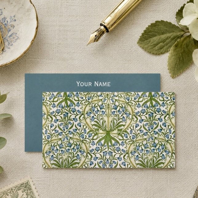 Carte De Visite Jacinthes vintage  (Créateur téléchargé)