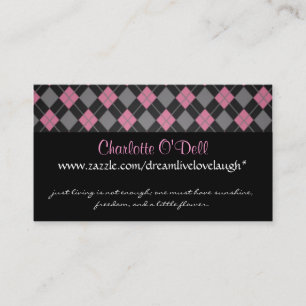 Carte De Visite Jacquard ; vente de site Web