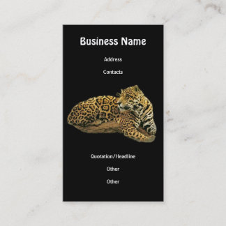 Carte de visite Jaguar