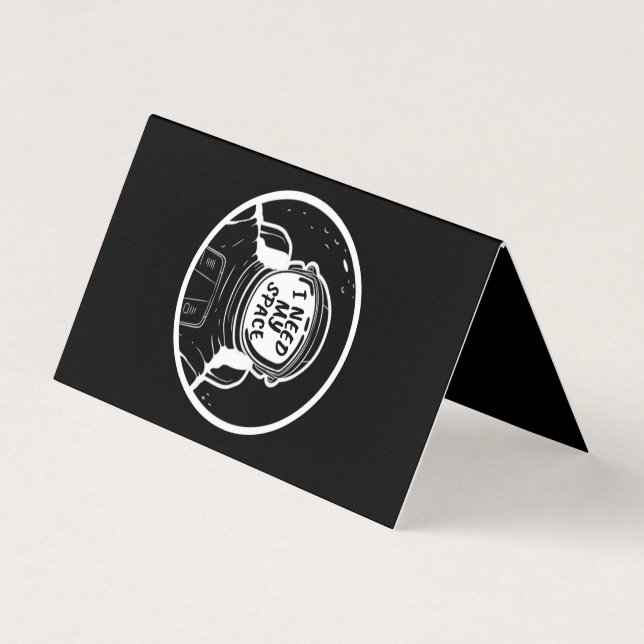 CARTE DE VISITE J'AI BESOIN D'ESPACE (Devant)