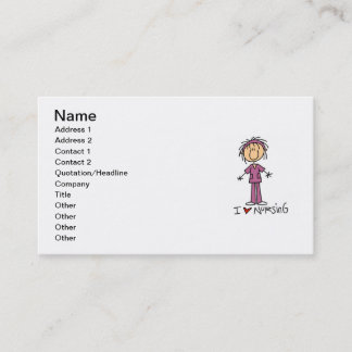 Carte De Visite J'aime soigner le T-shirts et les cadeaux