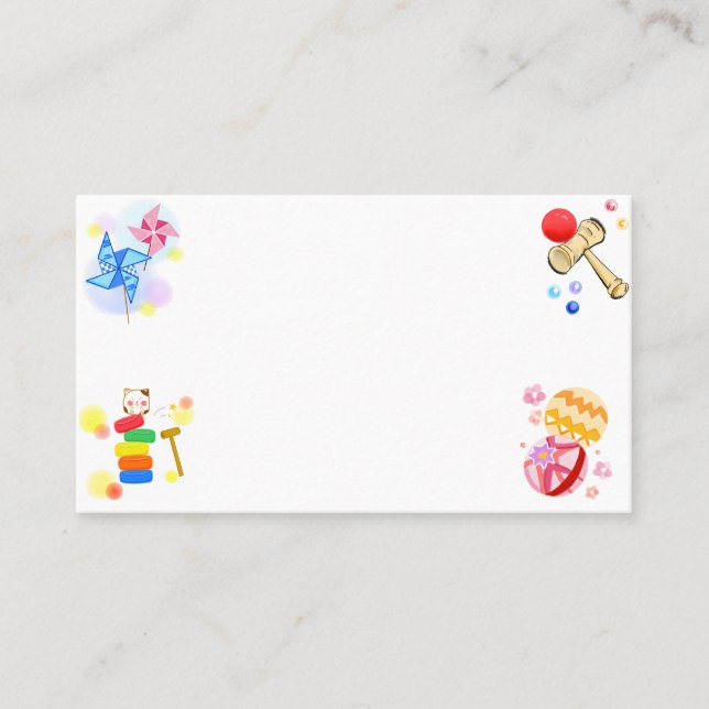 Carte De Visite Japanese　Traditional　Vintage (Devant)