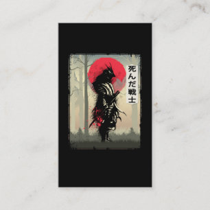 Carte De Visite Japonais mort Samurai Guerrier Japon Swordsman