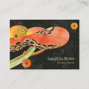 Carte De Visite Japonais Washi Motif unique