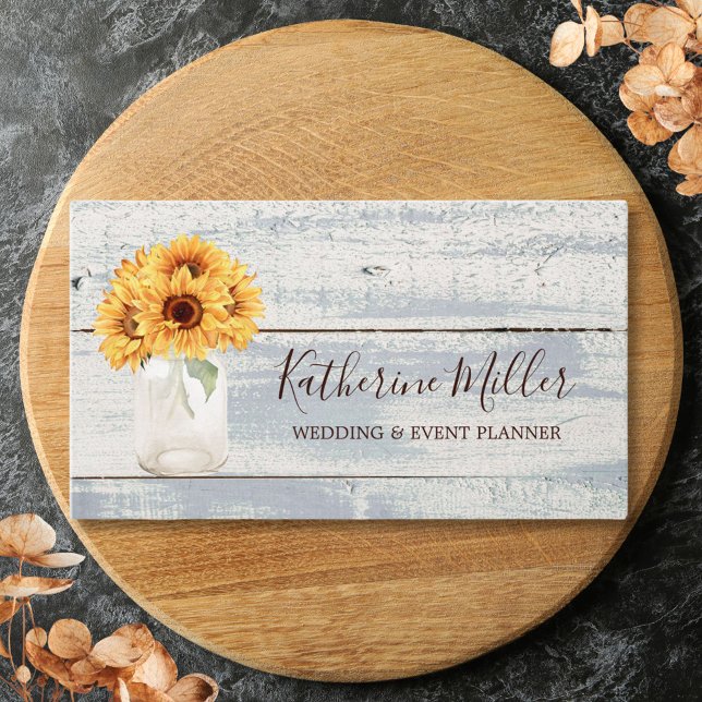 Carte de visite Jar à fleurs avec bouquet de tourn (Close up)