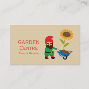 Carte De Visite Jardin centre moderne plante jardin gnome