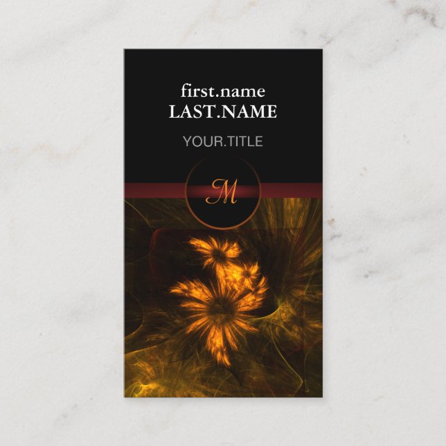 Carte De Visite Jardin Cool élégant et moderne professionnel (Devant)