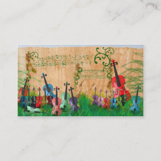 Carte De Visite Jardin de violon