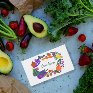 Carte De Visite JARDIN DES AGRICULTEURS JARDIN Moderne JARDIN JARD