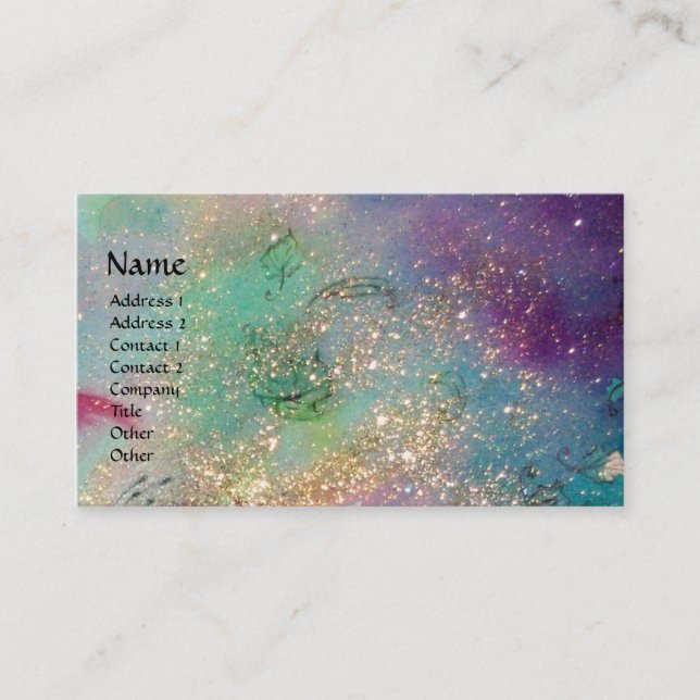 Carte De Visite JARDIN DES OMBRES PERDUES / CHEVALIER ET FAIRY tur (Devant)