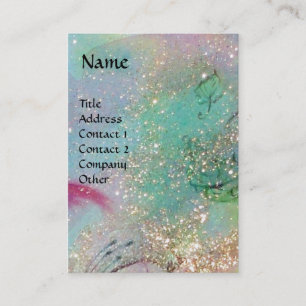 Carte De Visite JARDIN DES OMBRES PERDUES, DRAGON ROUGE VOL Bleu