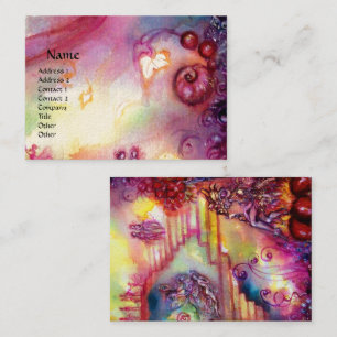 CARTE DE VISITE JARDIN DES OMBRES PERDUES, ESCALIERS MYSTIQUES