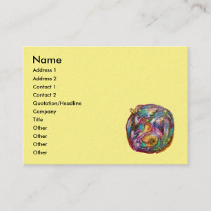 CARTE DE VISITE JARDIN DES OMBRES PERDUES / FAIRY ET BUTTERFLIES