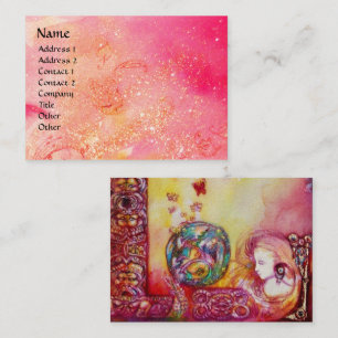 CARTE DE VISITE JARDIN DES OMBRES PERDUES - FAIRY ET BUTTERFLIES